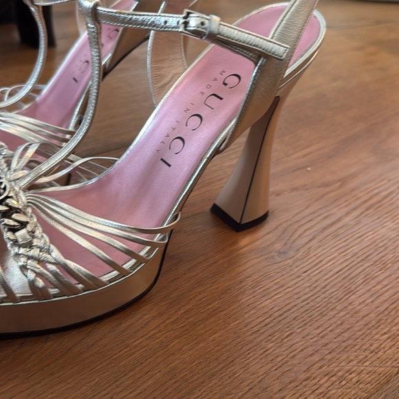 Gucci Silver Platform Heels- 39 Original packaging- never worn - Picture 3 of 10